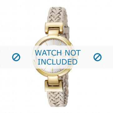 Esprit watch strap ES107632009 Leather Beige