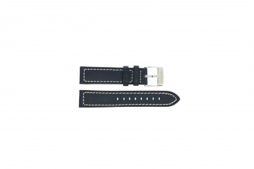 Festina watch strap F16169-2 / F16170 Leather Blue 21mm + white stitching