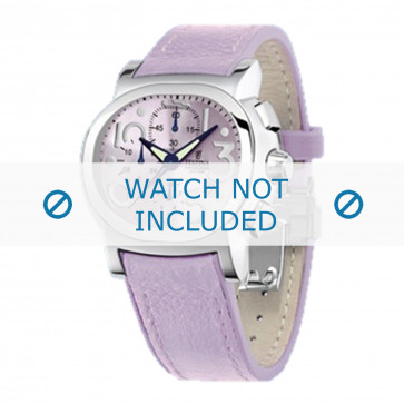 Festina watch strap F16125.8 Leather Purple 23mm