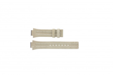 Festina watch strap F16186/4 Leather Brown 14mm + white stitching