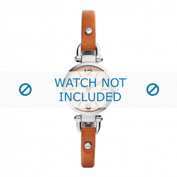 Fossil watch strap ES4025 Leather Cognac 8mm