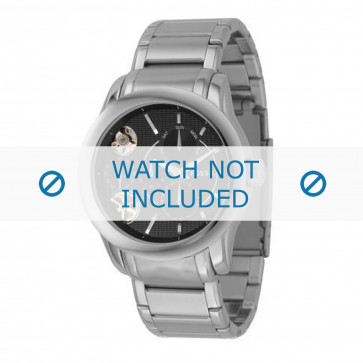 Fossil watch strap ME1078 Metal Silver