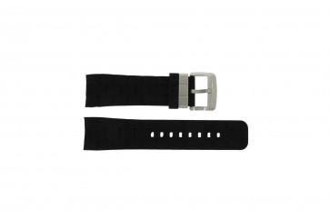 Guess watch strap GC35006G1 / GC40500G1 / GC45005G Rubber Black 24mm 