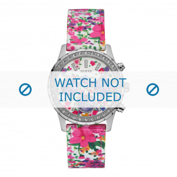 Guess watch strap W0903L1 Melody Textiles Multicolor 20mm + standard stitching