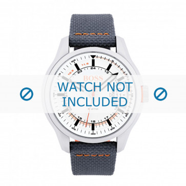 Watch strap Hugo Boss HO1550015 / 659302780 Canvas Grey 22mm