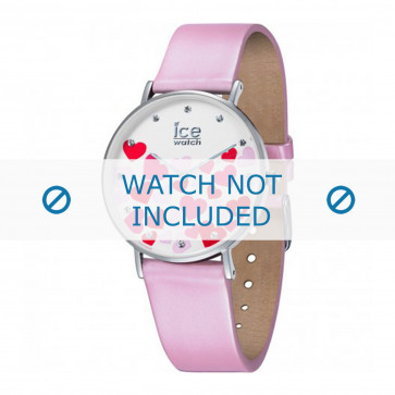 Ice Watch watch strap 013373 Leather Pink 18mm