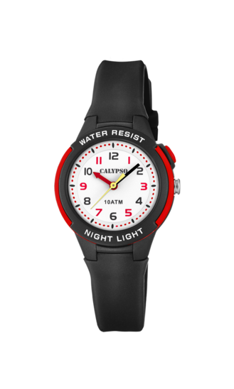 Watch strap Calypso K6069/6 Rubber Black 10mm