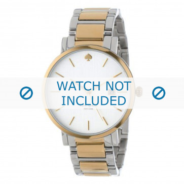Watch strap Kate Spade New York 1YRU0108 Steel Bi-color 18mm