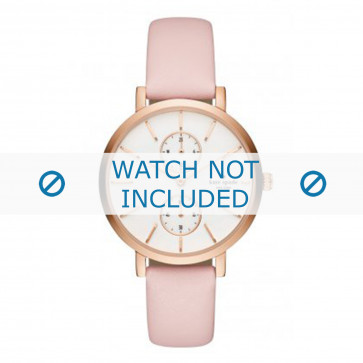 Watch strap Kate Spade New York KSW1335 Leather Pink 16mm