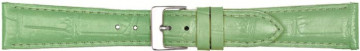 Watch strap Poletto 454.08.14 Leather Light green 14mm