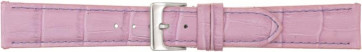 Watch strap Poletto 454.17B.22 Leather Violet 22mm