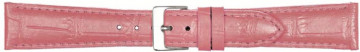 Watch strap Poletto 454.16.18 Leather Pink 18mm
