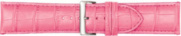 Watch strap Poletto 454S.15.24 Leather Pink 24mm