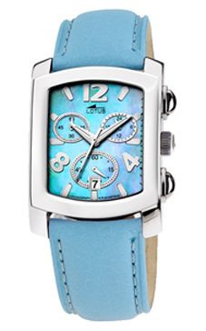 Watch strap Lotus 15276/A Leather Blue