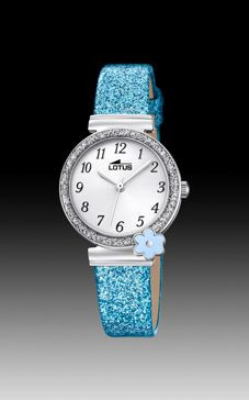 Watch strap Lotus 18625.3 Leather Blue