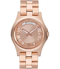 Watch strap Marc by Marc Jacobs MBM3184 Stainless steel Rosé 20mm