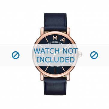 Watch strap Marc by Marc Jacobs MJ1534 Leather Blue 18mm