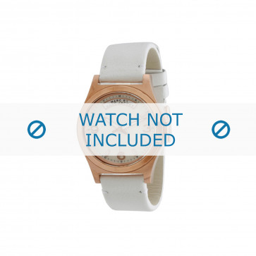 Marc by Marc Jacobs watch strap MBM1260 Leather White