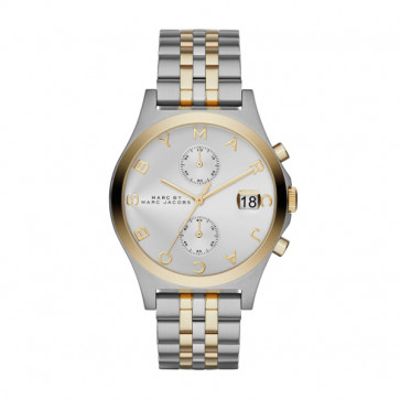 Watch strap Marc by Marc Jacobs MBM3381 Stainless steel Bi-color 18mm