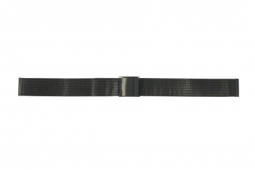 Watch strap Universal 14.1.5-ST-ZW Milanese Black 14mm