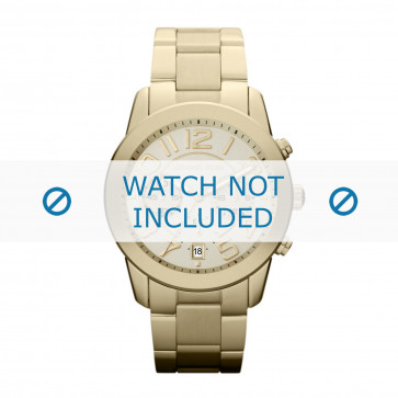 Michael Kors watch strap MK5726 Metal Gold Order now from World