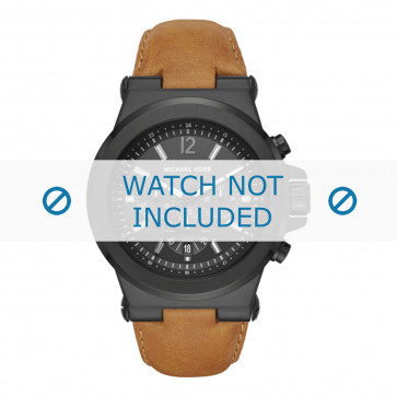 Watch strap Michael Kors MK8512 Leather Cognac 13mm