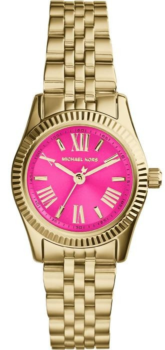 Michael kors horloge roze top