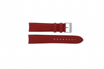 Nautica watch strap A24515G / N16532 Leather Red 22mm 