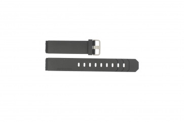 Jacob Jensen watch strap 600 / 800 / 601 / 602 Rubber / plastic Black 19mm