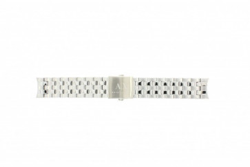 Armani watch strap AX-2158Steel Silver 22mm