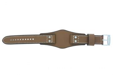Fossil watch strap CH-2986 Leather Cognac 22mm 