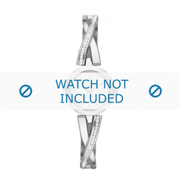 DKNY watch strap NY 2173 Steel Silver 20mm