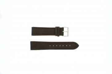 Watch strap Universal H372 Leather Brown 22mm