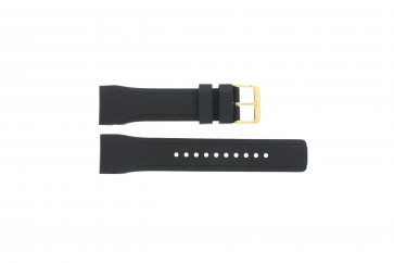 Pulsar watch strap W861-X006 / PQ2048X1 / PP256X Rubber Black 24mm