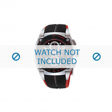 Seiko watch strap SNA749P1 / 7T62 0GR0 Rubber Black 22mm