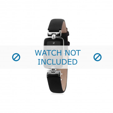 Watch strap Skagen H01SSLB Leather Black 10mm