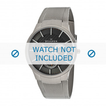 Skagen watch strap 809XLTTM Titanium Grey Order now from World