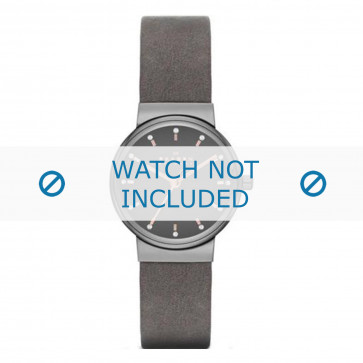 Skagen watch strap SKW2194 Leather Grey 13mm