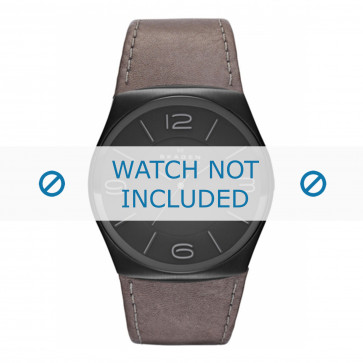Skagen watch strap SKW6041 Leather Brown + brown stitching