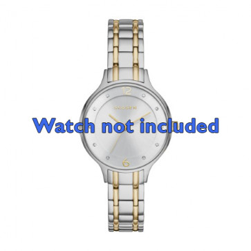 Skagen watch strap SKW2321 Steel Gold (Doublé) 14mm 