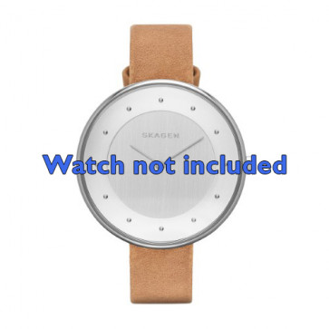 Skagen watch strap SKW2326 Leather Brown 14mm 