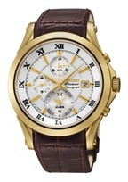 Watch strap Seiko 7T62 0JW0 SNAF22P1 4A071KL Leather 21mm