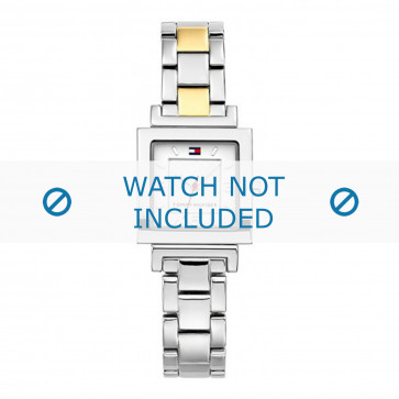 Tommy Hilfiger watch strap TH-33-3-25-0677 - TH679000636 - TH670600677 / 1780718 Metal Bi-color 14mm