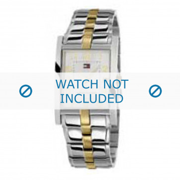 Tommy Hilfiger watch strap TH-38-1-14-0688 - TH679000642 / 1710151 Metal Bi-color 21mm