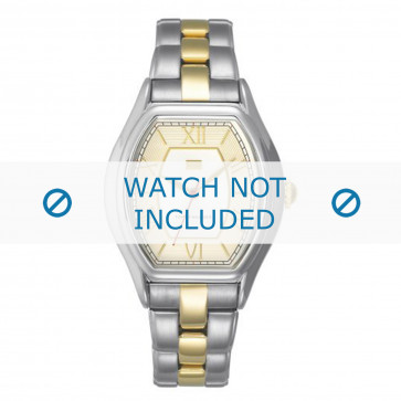 Tommy Hilfiger watch strap TH679000910 / TH-53-3-20-0732 - 1780780 Metal Bi-color 16mm