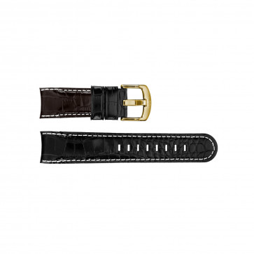 Watch strap TW Steel TWB111 Leather Black 22mm