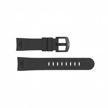 TW Steel watch strap TWB136 Silicone Black 22mm