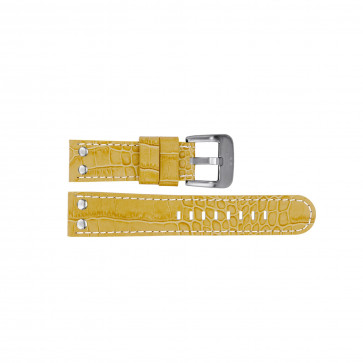 TW Steel watch strap TWB34 Leather Beige 22mm + white stitching