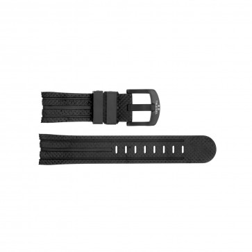TW Steel watch strap TWB92 Silicone Black 22mm
