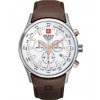Watch strap Swiss Military Hanowa 06-4156.04.001.09 / 06-4156.04.001.05 Leather Dark brown 24mm